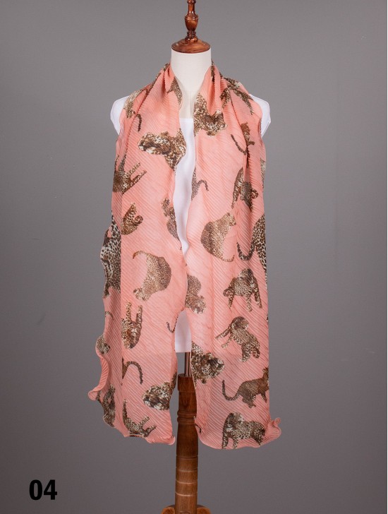 CHIFFON WRINKLE, JAGUAR SCARF